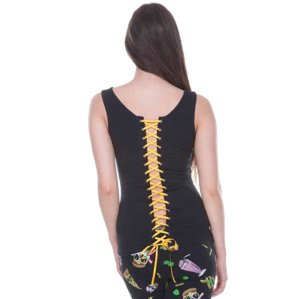 Jawbreaker - Twisted Fast Food Burger Tanktop - Schwarz